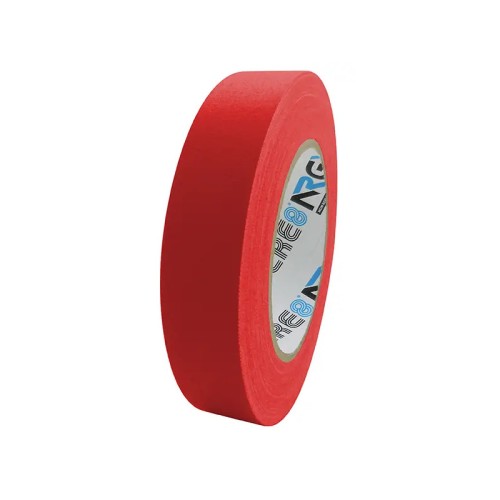Fluorescent Red Tape 25mx2.5m Self-adhesive
