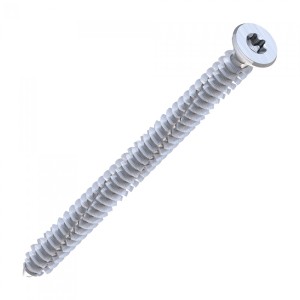 Window Frame Screws Torx T30 Zinc-Plated 7.5x112mm 100 pcs