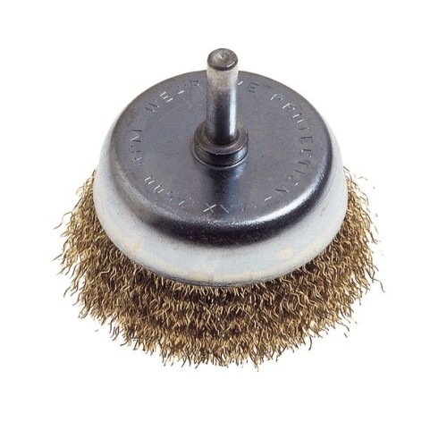 Wire Brush 85mm Bell With Shaft Φ6mm