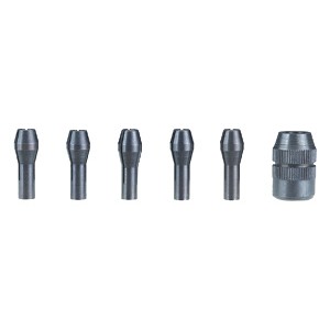 Set 6 Pcs. Drill Adapter Bushings & Nuts