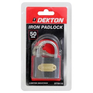 DEKTON Padlock 38mm Black Iron