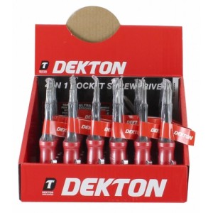 DEKTON 4 In 1 Pocket Electronics Screwdriver