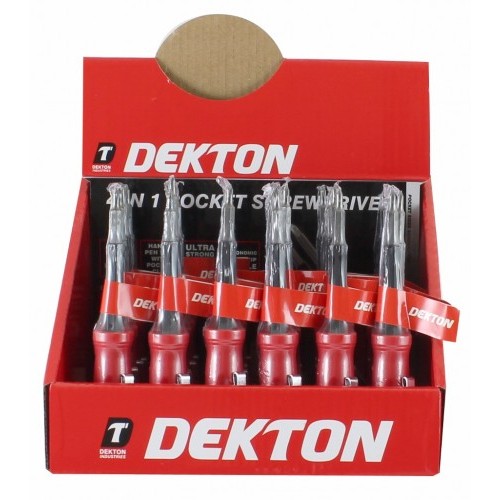 DEKTON 4 In 1 Pocket Electronics Screwdriver