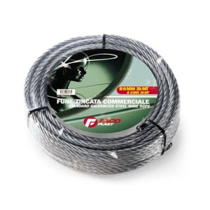 Wire rope 2mmx10m Galvanized