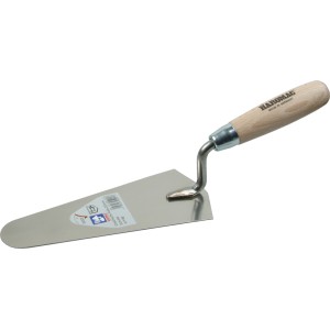 Plaster Trowel Inox 22cm Wooden Handle